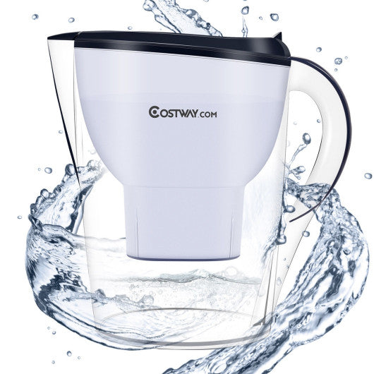 Costway 14.5 Cup Capacity Blue Water Pitcher Filter