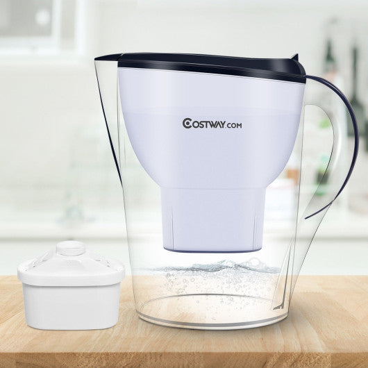 Costway 14.5 Cup Capacity Blue Water Pitcher Filter