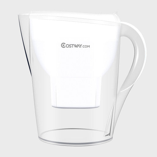 Costway 14.5 Cup Capacity White Water Pitcher Filter