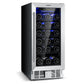 Costway 15" 30-Bottle Wine Cooler with Temperature Memory