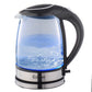 Costway 1500 W 2.0 L Electric Glass Kettle with Blue LED Light