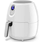 Costway 1500 W 4.8 Quart Electric Digital LCD Screen Timer Air Fryer-White