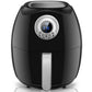 Costway 1500W Black Hot Air Fryer Oilless with LCD Screen Timer & Temperature Control