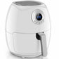 Costway 1500W White Hot Air Fryer Oilless with LCD Screen Timer & Temperature Control