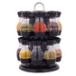 Costway 16 Jar Revolving Spice Rack Herb Rotating Countertop