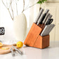 Costway 16-Piece Stainless Steel Kitchen Knife Set with Sharpener