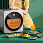Costway 16-in-1 Silver Air Fryer 15.5 QT Toaster Rotisserie Dehydrator Oven