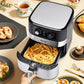 Costway 1700W 5.3 QT Black Electric Hot Air Fryer with Stainless steel and Non-Stick Fry Basket