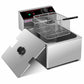Costway 1700W Single Electric Deep Fryer with Basket Scoop Unit