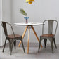 Costway 18" Dark Green Height Set of 4 Stackable Style Metal Wood Dining Chair