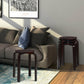 Costway 18" Set of 4 Deep Brown Stackable Bentwood Dining Chairs with Round Top