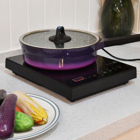 Costway 1800 W Portable Burner Digital Touch Controls Induction Cooker