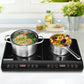 Costway 1800W Countertop Burner Electric Dual Digital Induction Cooker