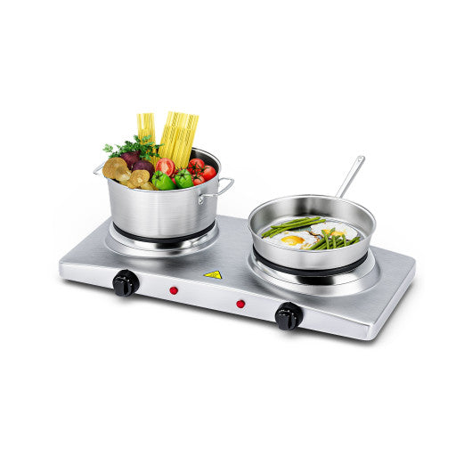 Costway 1800W Double Hot Plate Electric Countertop Burner