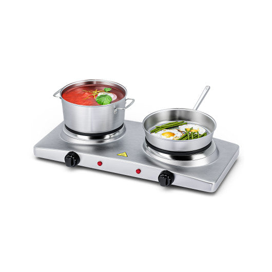 Costway 1800W Double Hot Plate Electric Countertop Burner