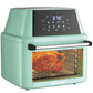 Costway 19 QT Green Multi-functional Air Fryer Oven 1800W Dehydrator Rotisserie