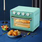 Costway 19 Qt Green Dehydrate Convection Air Fryer Toaster Oven with 5 Accessories