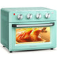 Costway 19 Qt Green Dehydrate Convection Air Fryer Toaster Oven with 5 Accessories