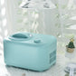 Costway 1.1 QT Green Ice Cream Maker Automatic Frozen Dessert Machine with Spoon