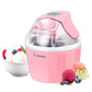 Costway 1.5 Quart Pink Automatic Ice Cream Maker Freezer Dessert Machine