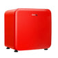 Costway 1.6 Cubic Feet Red Compact Refrigerator with Reversible Door