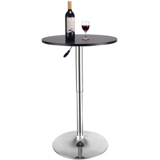 Costway 2 Piece Height Adjustable Round Bar Tables