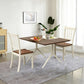Costway 2 Pieces White Solid Whitesburg Spindle Back Wood Dining Chairs