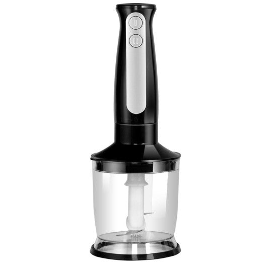 Costway 2 Speed 600 W 4 in 1 Black Electric Immersion Hand Blender