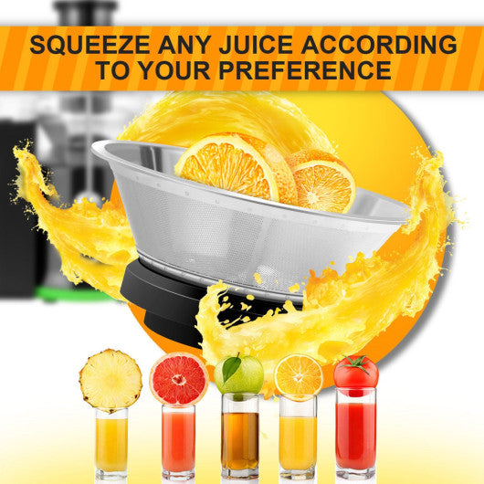 Costway 2 Speed Wide Mouth Fruit and Vegetable Centrifugal Electric Juicer