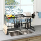 Costway 2 Tier Stainless Steel Over Sink Dish Drainer