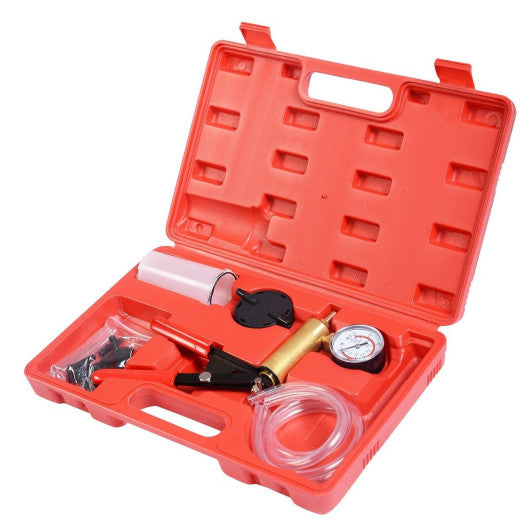 Costway 2 in1 Brake Bleeder Bleeding & Vacuum Pump Tester Kit Professional Automotive