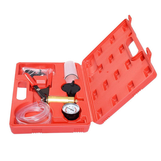 Costway 2 in1 Brake Bleeder Bleeding & Vacuum Pump Tester Kit Professional Automotive