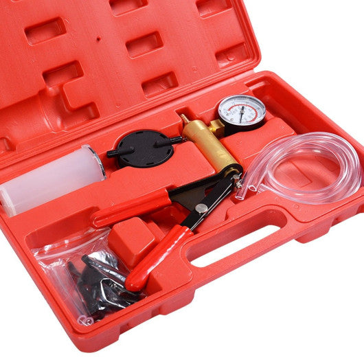 Costway 2 in1 Brake Bleeder Bleeding & Vacuum Pump Tester Kit Professional Automotive