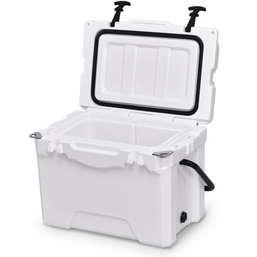 Costway 20 QT Handle Lockable Fishing Camping Cooler Ice Chest