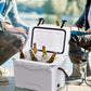 Costway 20 QT Handle Lockable Fishing Camping Cooler Ice Chest