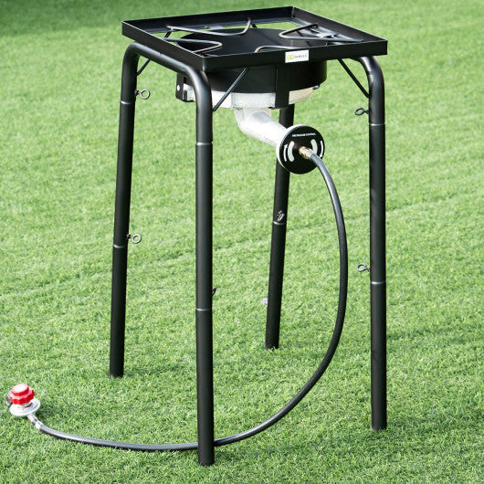 Costway 200 000-BTU Portable Propane Single Burner with Adjustable Legs