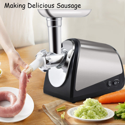 Costway 2000W Electric Stainless Steel Meat Grinder Home Use