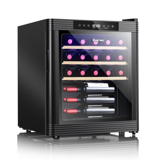 Costway 21 Bottle Compressor Wine Cooler Refrigerator with Digital Control