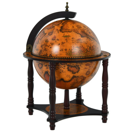 Costway 23" Coffee Globe Wine Bar Stand for Dining Room and Living Room
