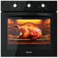 Costway 24" Electric Built-in Single Wall Oven 220 V Buttons Control