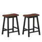 Costway 24" Height Set of 2 Coffee Home Kitchen Dining Room Bar Stools