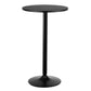 Costway 24" Modern Style Round Cocktail Table with Metal Base and MDF Top