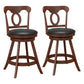 Costway 24" Set of 2 Swivel Bar Stools with Footrest