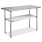 Costway 24" x 48" Restaurant Stainless Steel Work Prep Table