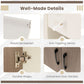 Costway 25" Bathroom Vanity Sink Combo Cabinet with Doors and Open Shelf