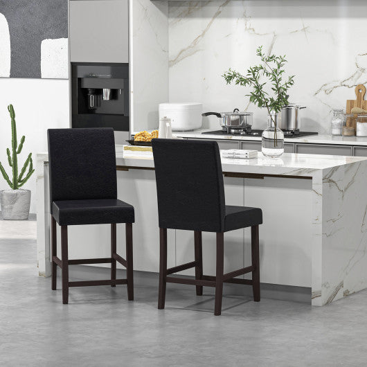 Costway 25 Inch Counter Height Set of 2 Bar Stools