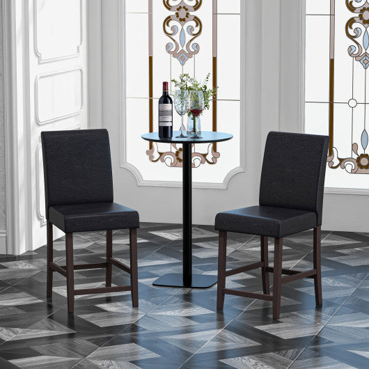 Costway 25 Inch Counter Height Set of 2 Bar Stools