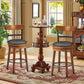 Costway 25.5" Set of 2 Swivel Counter Height Bar Stool
