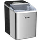 Costway 26 lbs/24 H Self-Clean Stainless Steel Ice Maker