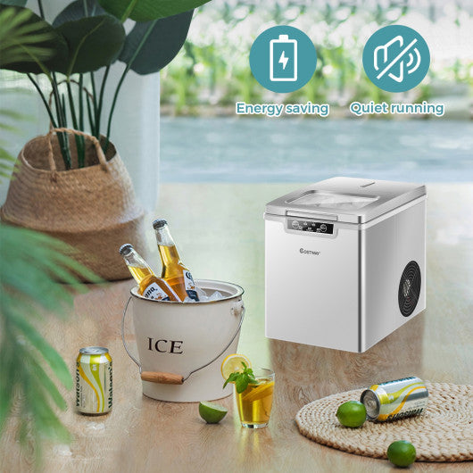 Costway 26Lbs/24H Portable Ice Maker Machine Countertop
